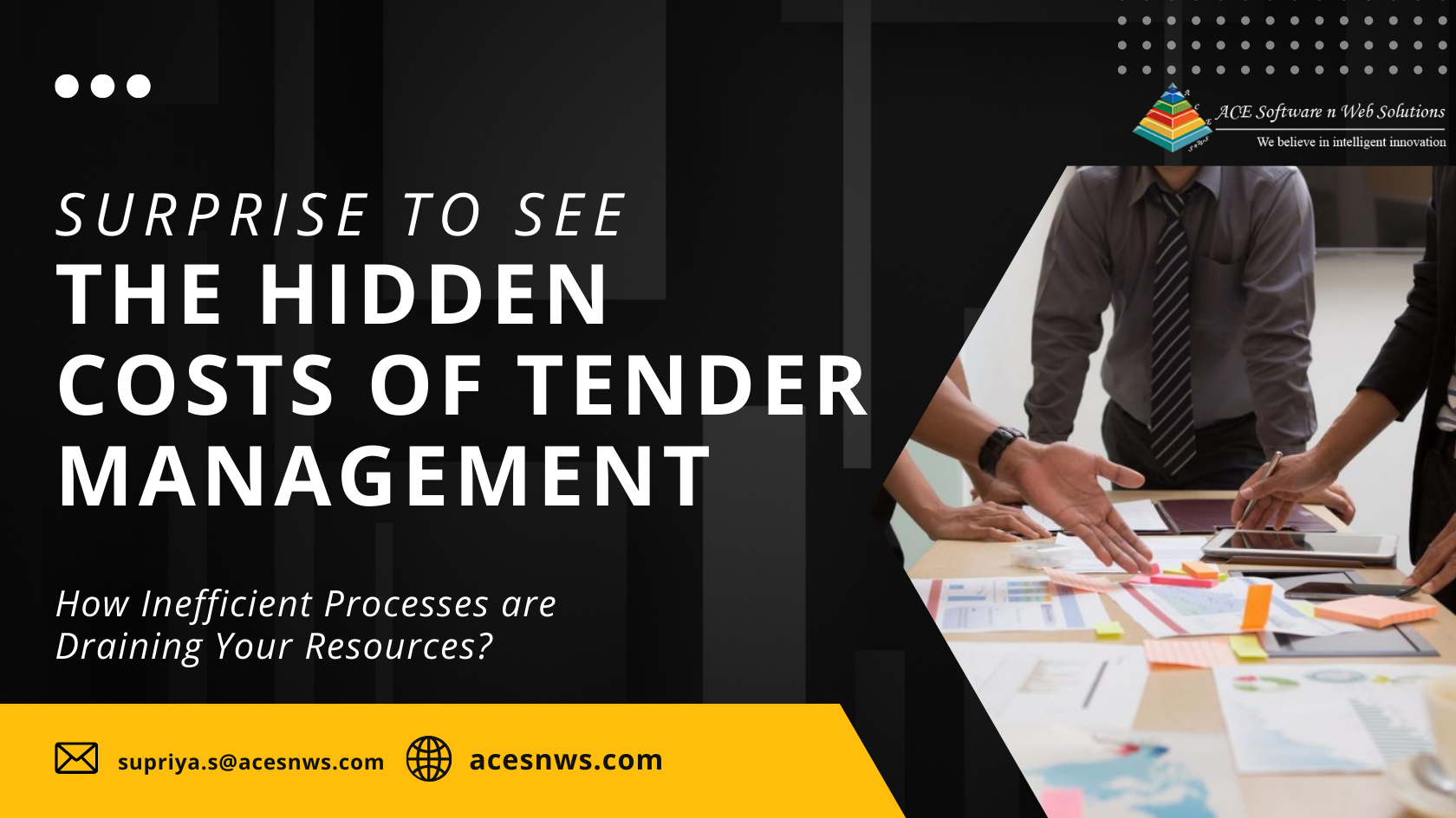 The Hidden Costs of Tender Management: How Inefficient Processes are Draining Your Resources